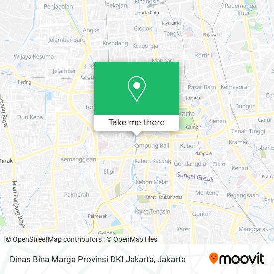 Dinas Bina Marga Provinsi DKI Jakarta map