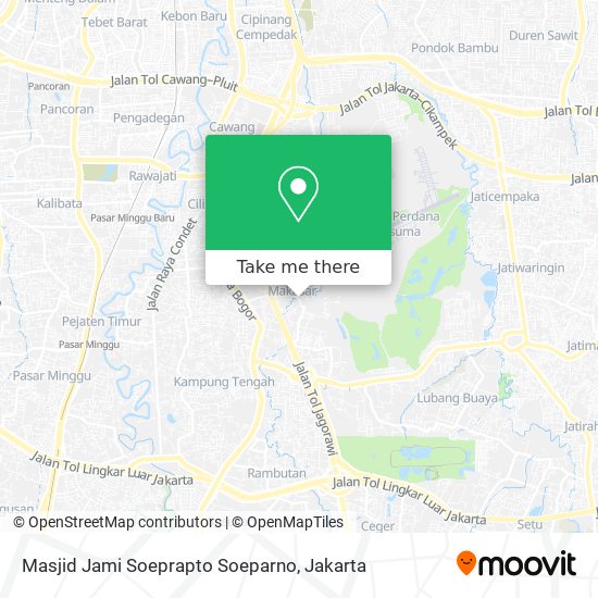 Masjid Jami Soeprapto Soeparno map