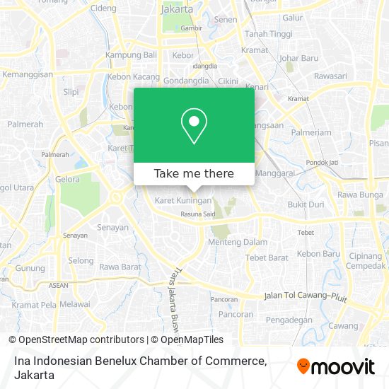 Ina Indonesian Benelux Chamber of Commerce map