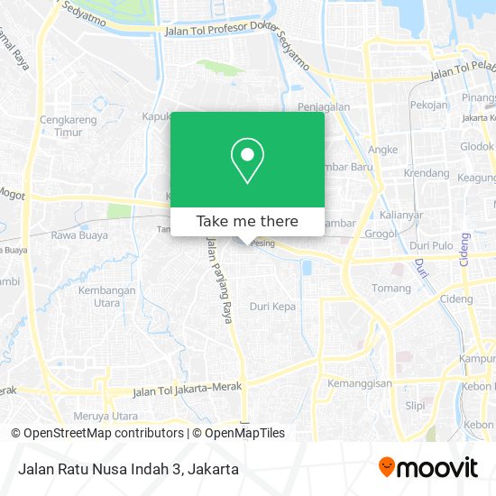 Jalan Ratu Nusa Indah 3 map