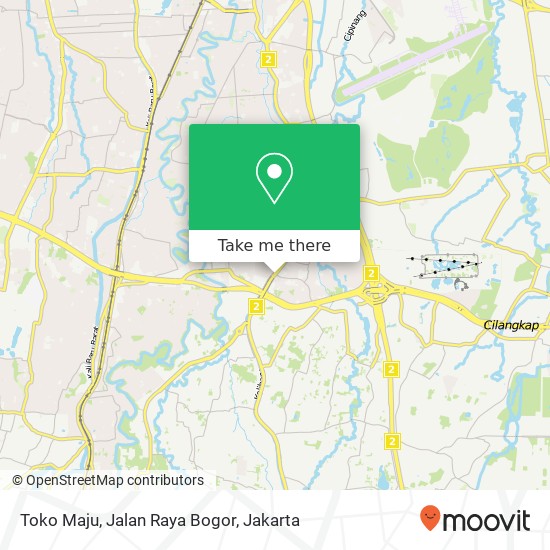 Toko Maju, Jalan Raya Bogor map