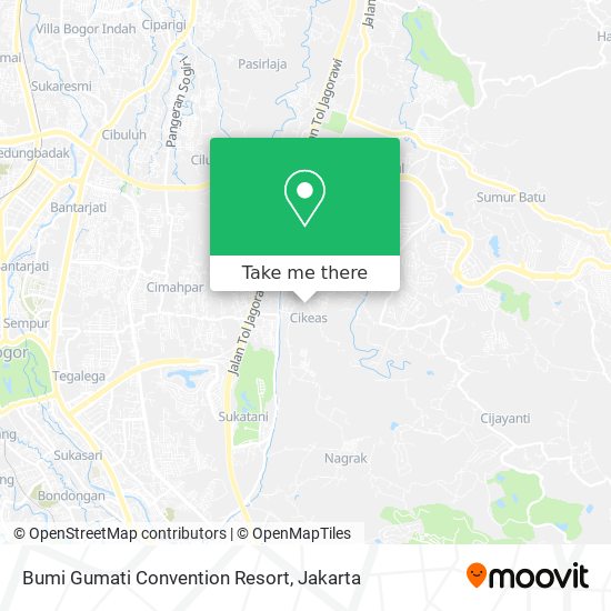 Bumi Gumati Convention Resort map