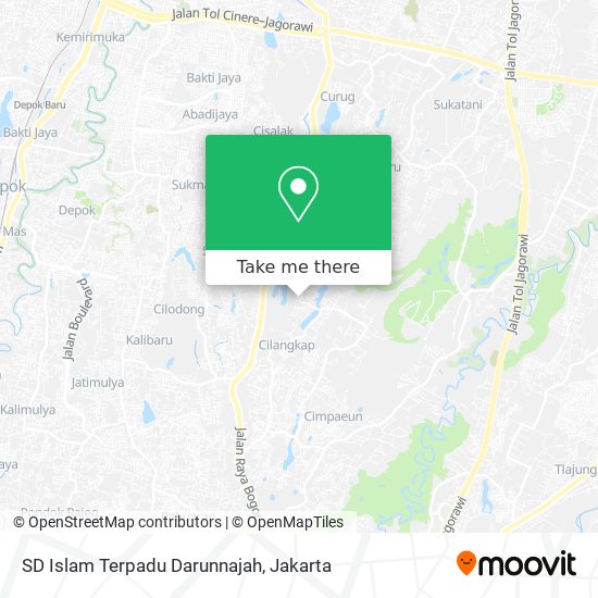 SD Islam Terpadu Darunnajah map
