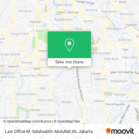 Law Office M. Salahuddin Abdullah Sh map