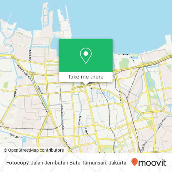 Fotocopy, Jalan Jembatan Batu Tamansari map