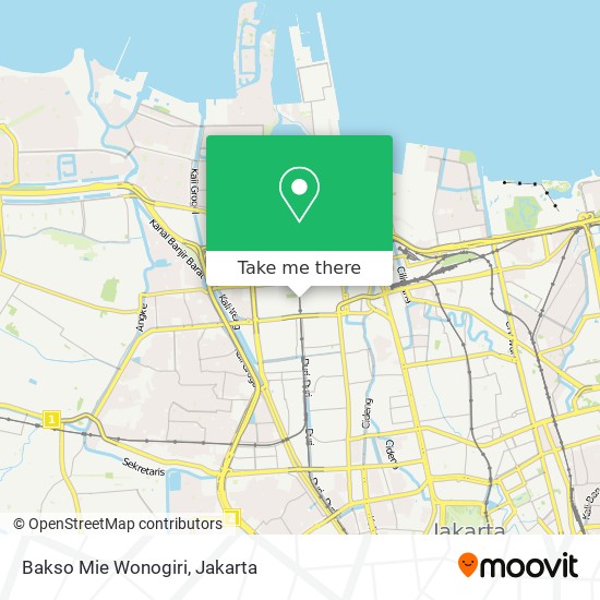 Bakso Mie Wonogiri map