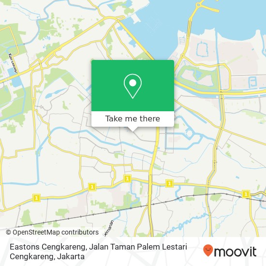 Eastons Cengkareng, Jalan Taman Palem Lestari Cengkareng map