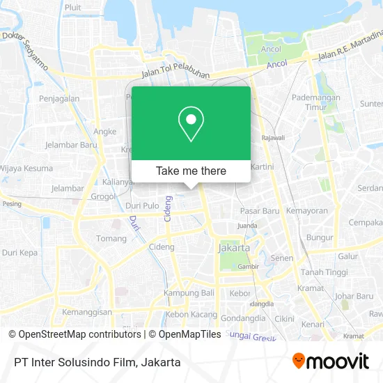 PT Inter Solusindo Film map