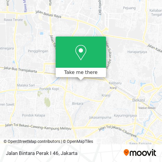 Jalan Bintara Perak I 46 map