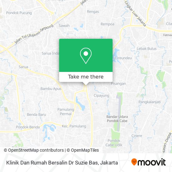Klinik Dan Rumah Bersalin Dr Suzie Bas map