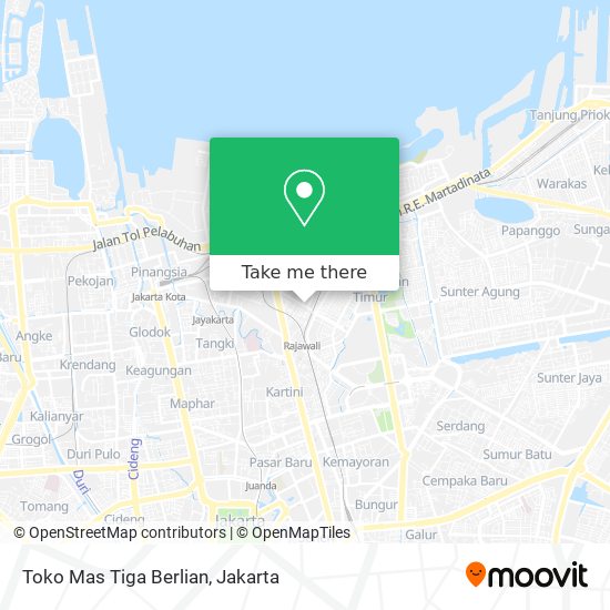 Toko Mas Tiga Berlian map