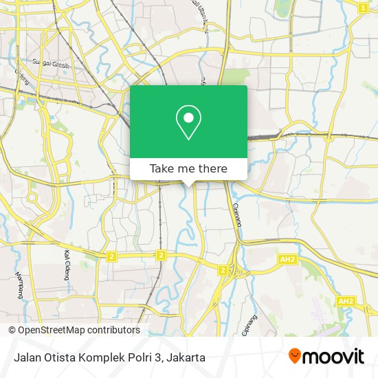 Jalan Otista Komplek Polri 3 map