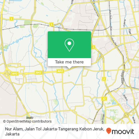 Nur Alam, Jalan Tol Jakarta-Tangerang Kebon Jeruk map