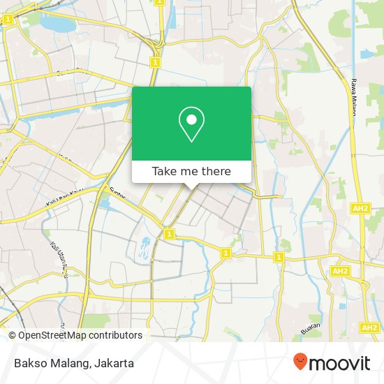 Bakso Malang, Jalan Bulevar Kelapa Gading map