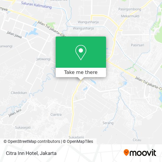 Citra Inn Hotel map