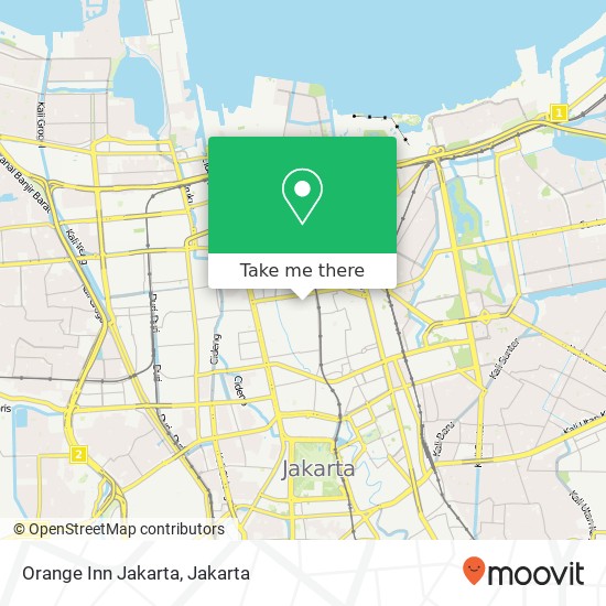 Orange Inn Jakarta map