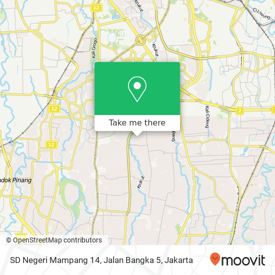 SD Negeri Mampang 14, Jalan Bangka 5 map