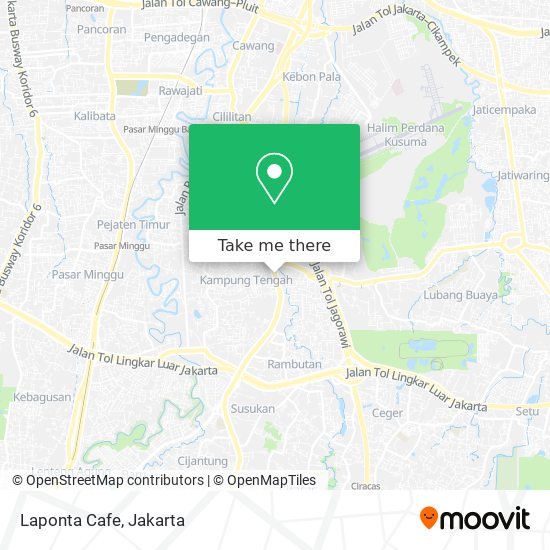 Laponta Cafe map