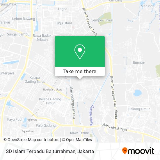 SD Islam Terpadu Baiturrahman map