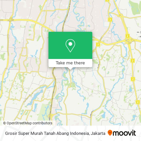 Grosir Super Murah Tanah Abang Indonesia map