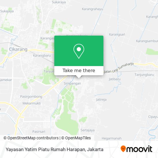 Yayasan Yatim Piatu Rumah Harapan map