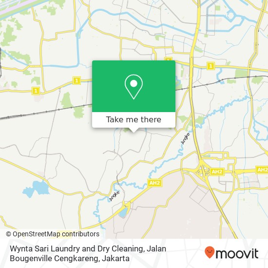 Wynta Sari Laundry and Dry Cleaning, Jalan Bougenville Cengkareng map