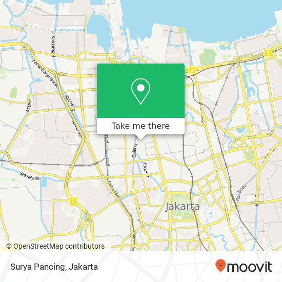 Surya Pancing, Jalan Kerajinan Ujung Tamansari map