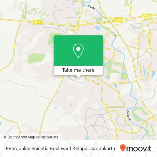 I-Roc, Jalan Scientia Boulevard Kelapa Dua map