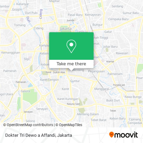 Dokter Tri Dewo a Affandi map