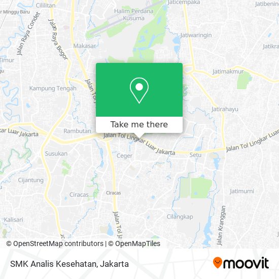 SMK Analis Kesehatan map