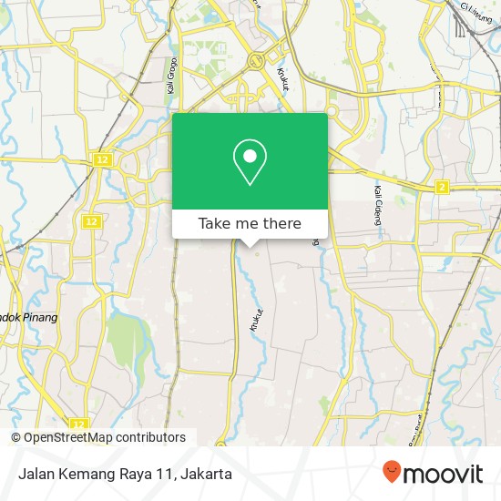 Jalan Kemang Raya 11, Mampang Prapatan map