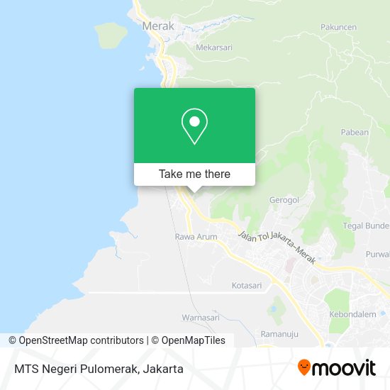 MTS Negeri Pulomerak, Jalan H Leman Grogol map
