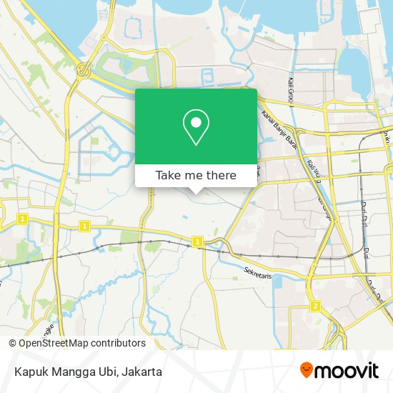 Kapuk Mangga Ubi map