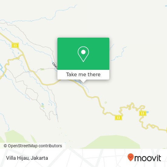 Villa Hijau map