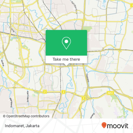 Indomaret, Jalan Kampung Melayu Besar map