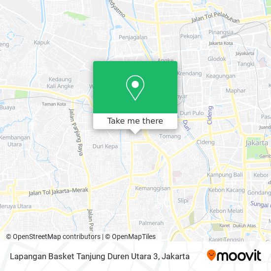 Lapangan Basket Tanjung Duren Utara 3 map