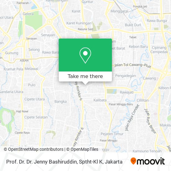Prof. Dr. Dr. Jenny Bashiruddin, Sptht-Kl K map