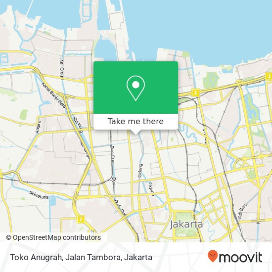 Toko Anugrah, Jalan Tambora map