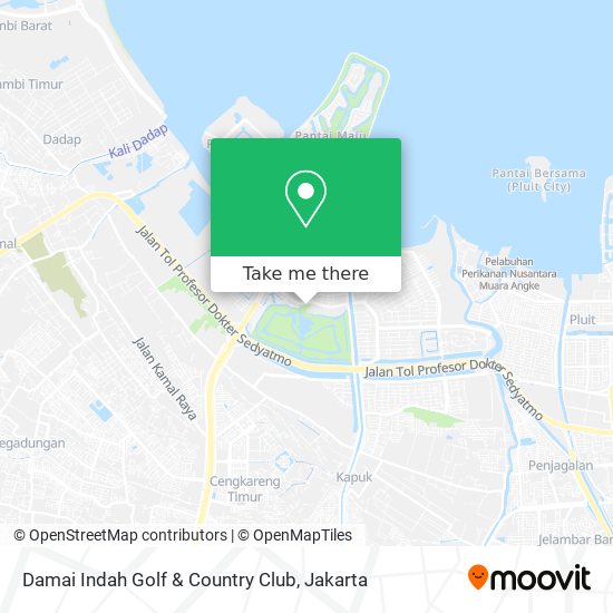 Damai Indah Golf & Country Club map