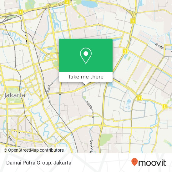 Damai Putra Group, Jalan Letjen. Suprapto map