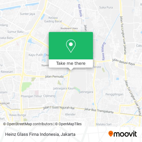 Heinz Glass Firna Indonesia map