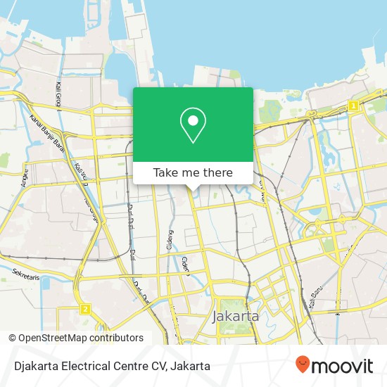 Djakarta Electrical Centre CV map