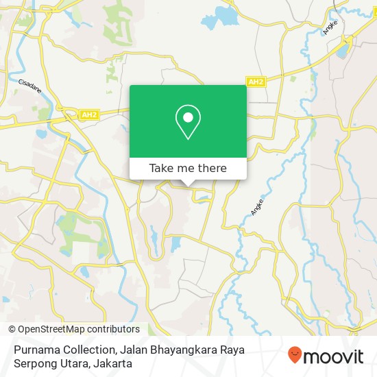 Purnama Collection, Jalan Bhayangkara Raya Serpong Utara map