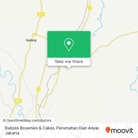 Balqiss Brownies & Cakes, Perumahan Dian Anyar map