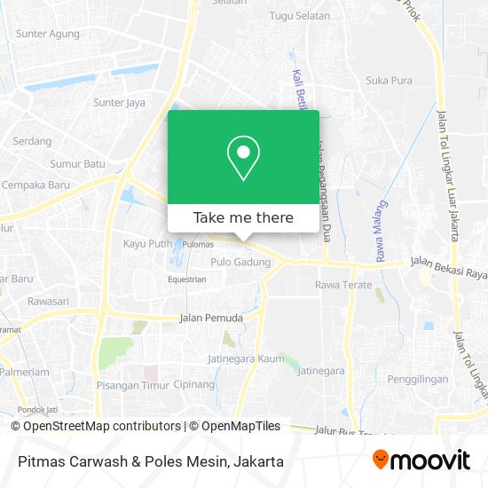 Pitmas Carwash & Poles Mesin map