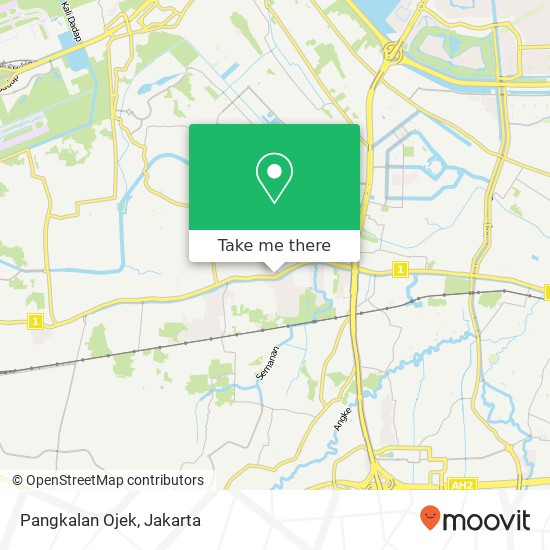 Pangkalan Ojek map