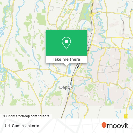 Ud. Gumin, Jalan Anggrek Raya Pancoran Mas map