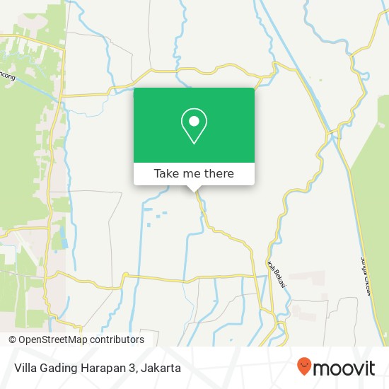 Villa Gading Harapan 3, Babelan 17610 map