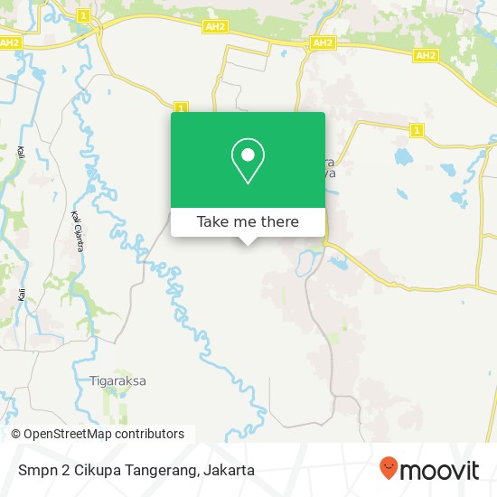 Smpn 2 Cikupa Tangerang, Kawasan Mulya Asri 2 Citra Raya Panongan map