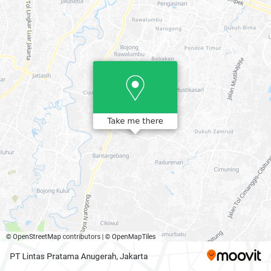 PT Lintas Pratama Anugerah map